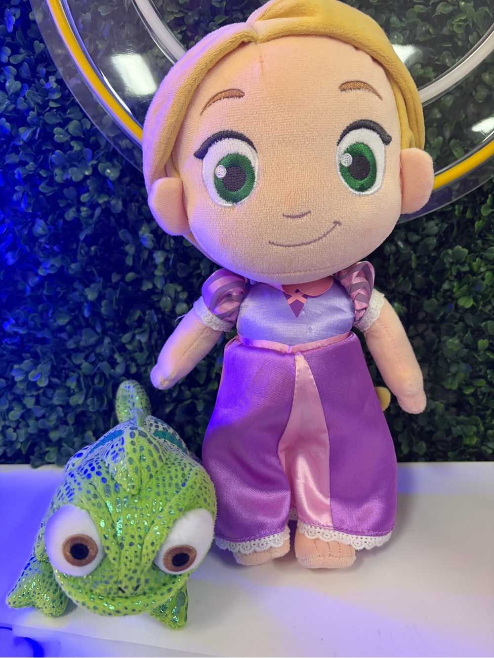Disney Princess Rapunzel and Pascal plush set.
